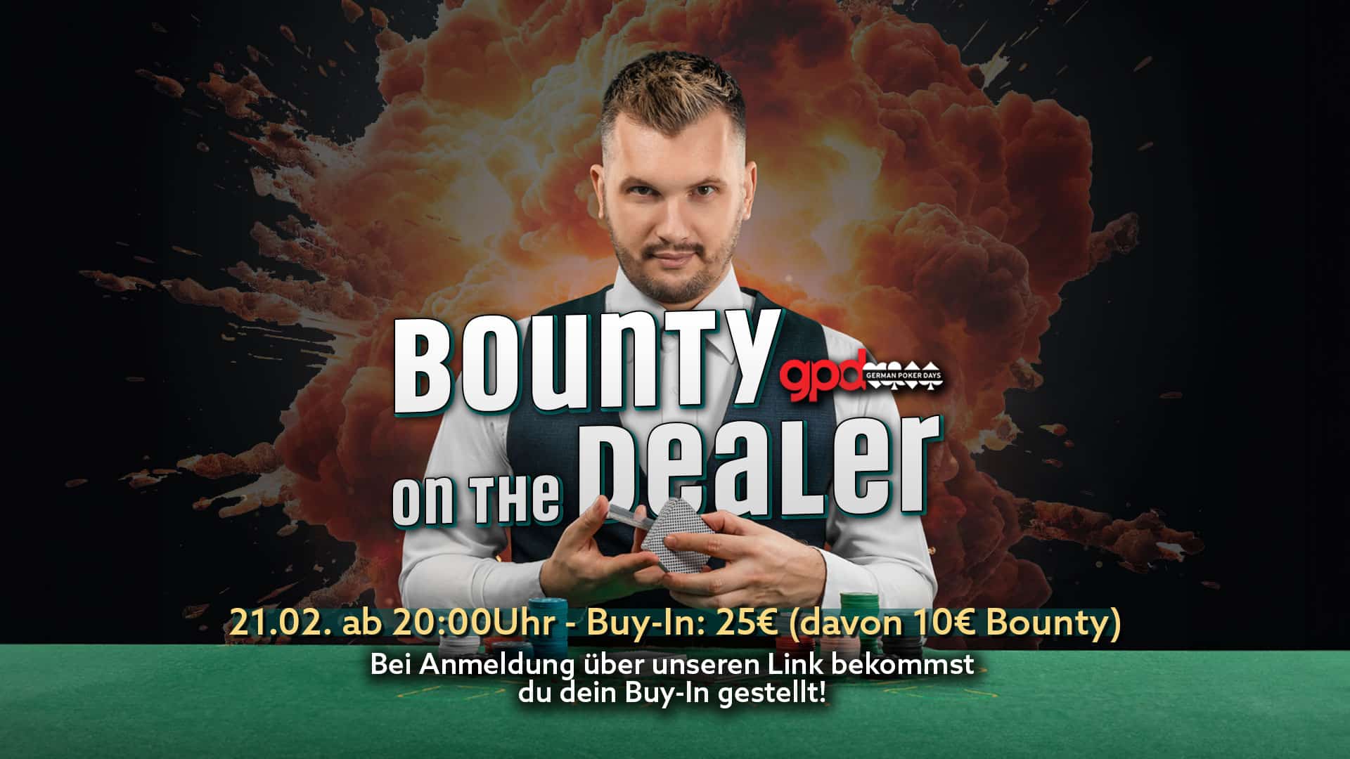 Bounty on the Dealer: Das große Online Poker Special für alle “Dealer & Croupiers” – Kostenlos für Neu Registrierer